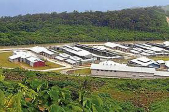 Bleak, remote and off shore. Christmas Island Detention Centre