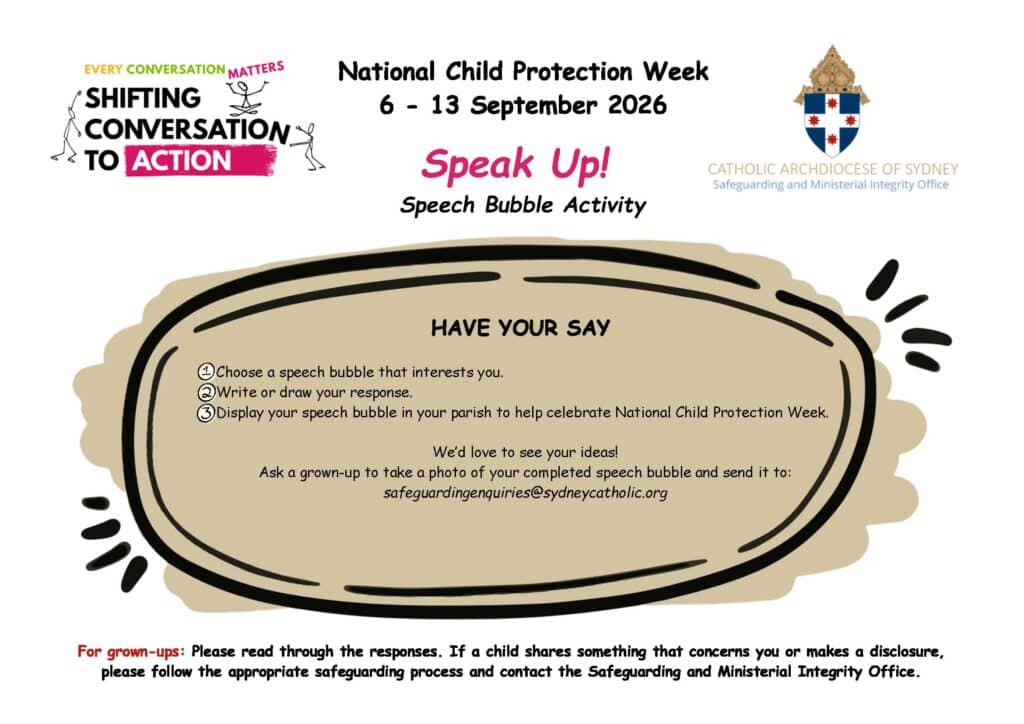 Child Protection Week 2026-Speak Up Speech Bubble Activity_Page_1