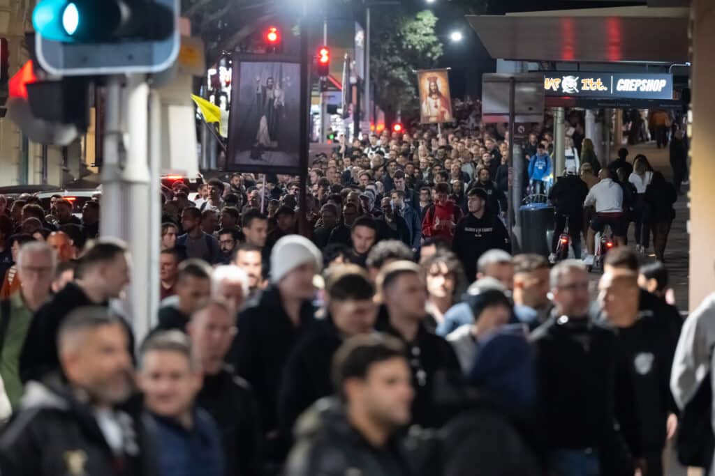 The night Sydney’s streets belonged to St Joseph